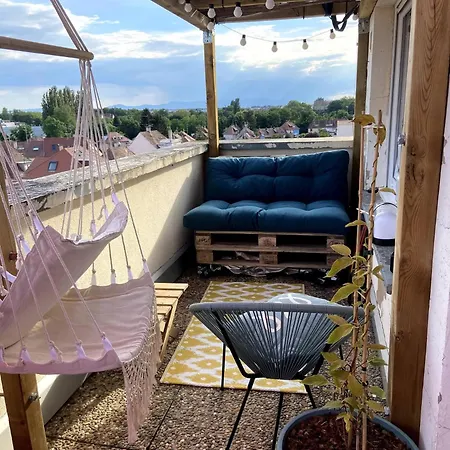 Neudorf - Rooftop - Free Parking 4min - Tram 1min Appartement Straatsburg